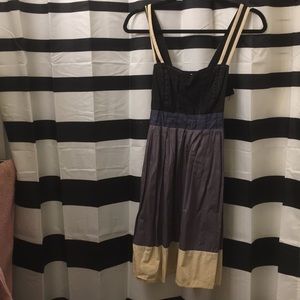 Silence and noise mix media dress. Size M